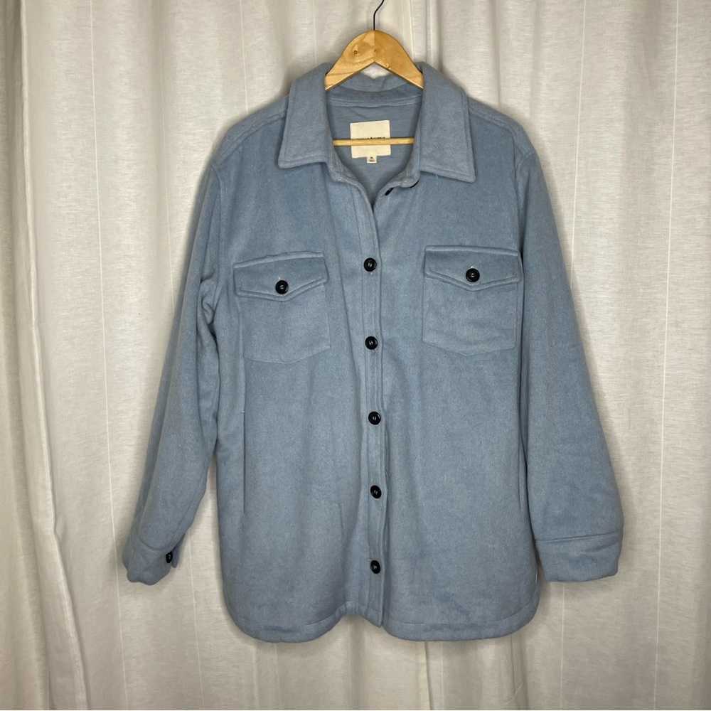 thread & supply Blue Shacket